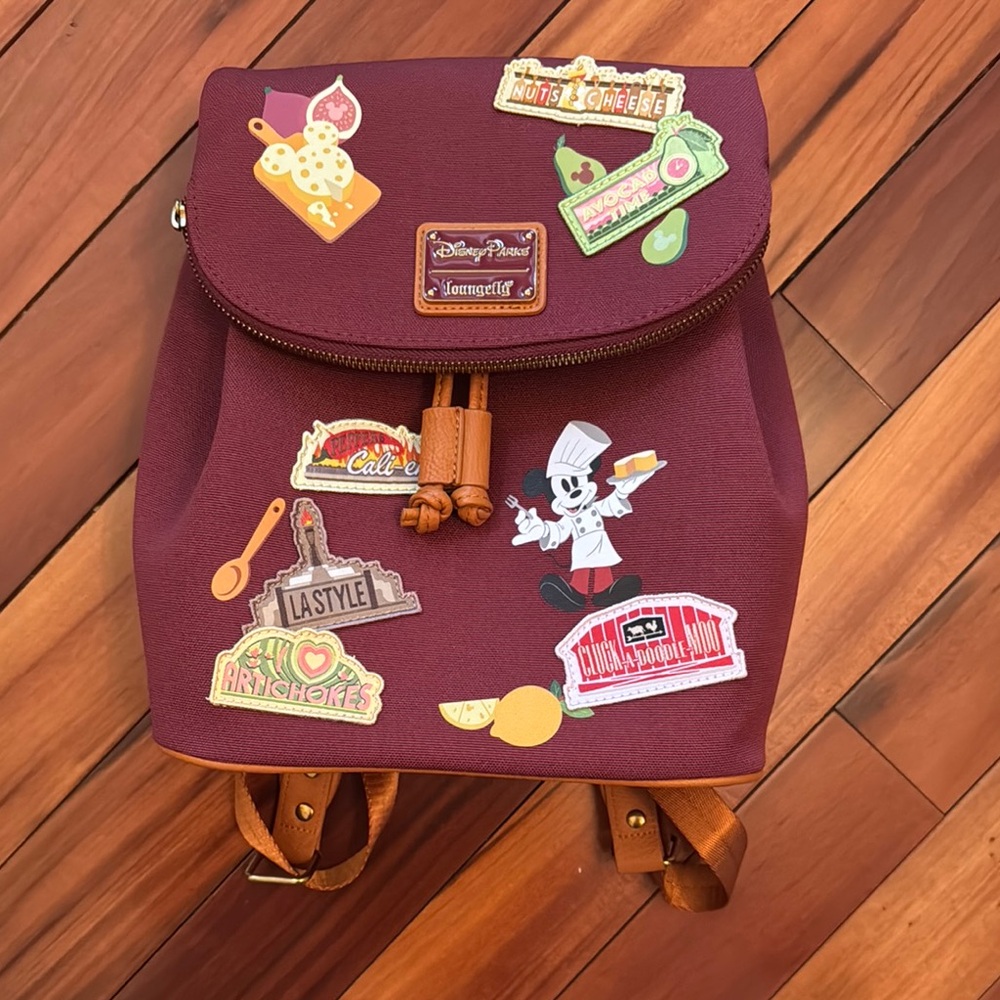 Loungefly Disney Parks Food & Wine Festival 2024 Mini Backpack